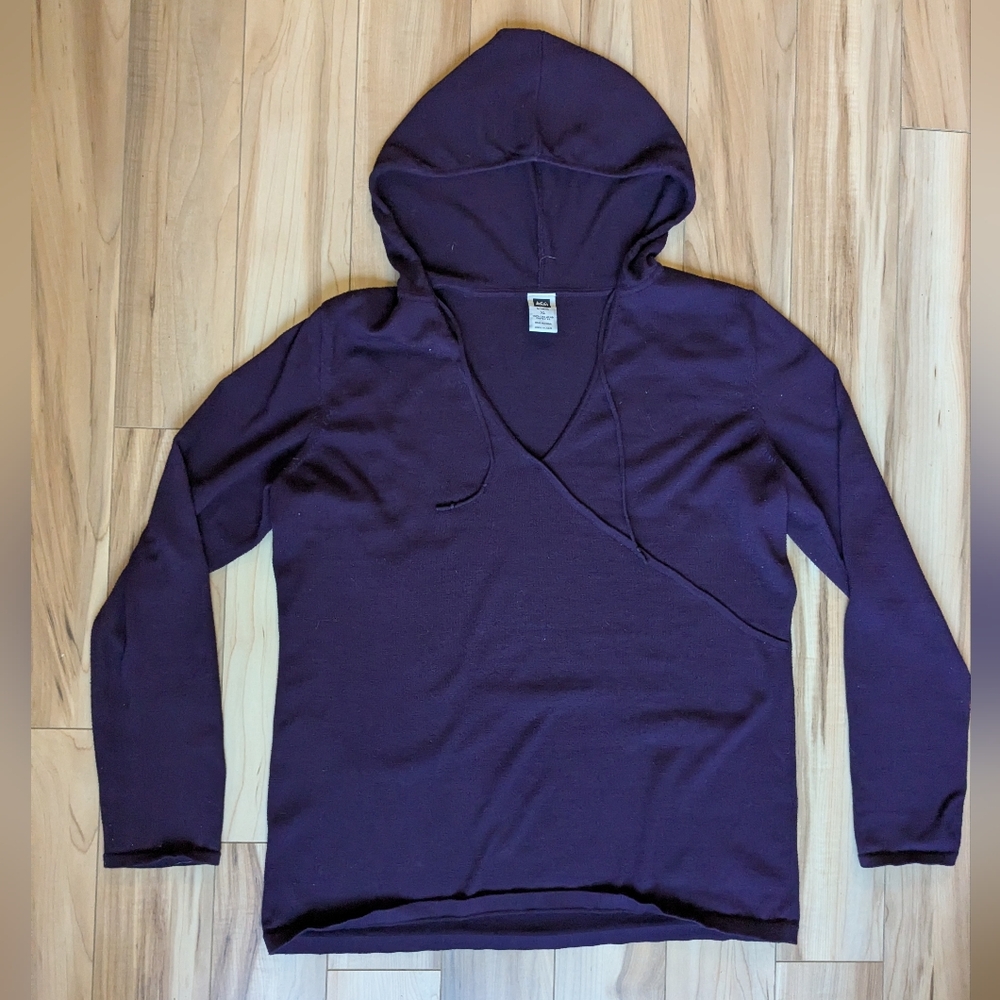 REI Women's Pullover Hoodie in Deep Plum